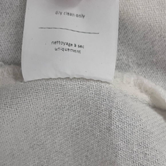 Oak + Fort 100% Cotton Drawstring Cropped Button Down Shirt - Picture 10 of 11